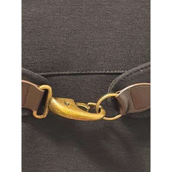 Banana Republic Black Tall 8 Sheath Dress With Belted Waist & 3/4 Sleeves Dress - Picture 3 of 11